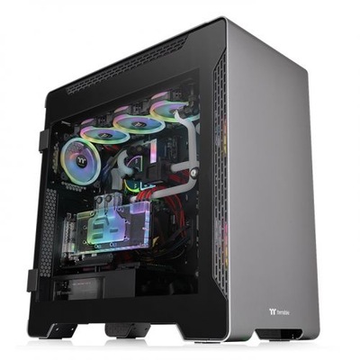 Thermaltake A700 TG Full Tower Czarny, Srebrny