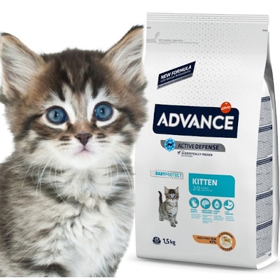 ADVANCE Kitten - sucha karma dla kociąt 1,5kg