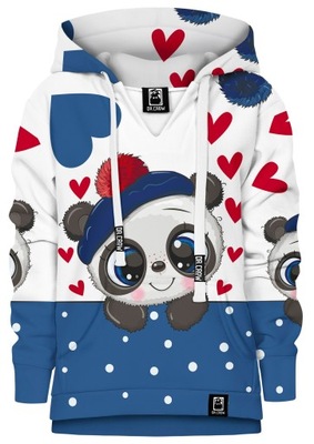 Bluza z kapturem Cute Panda 158 DR.CROW