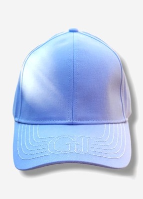 Guess damska czapka z daszkiem niebieska LOGO EMBRO BASEBALL CAP