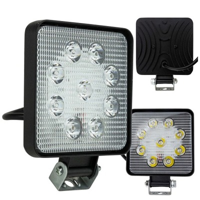 ŽIBINTAS DARBINĖ LED 9W LED HALOGENAS APŽIŪROS ŽIBINTAS NA SKUTERIS QUAD AUTOMOBILIS 9 LED 