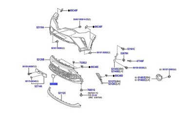 52128-f4200 заглушка фаркоп буксировочный c-hr 19-23 фото №1