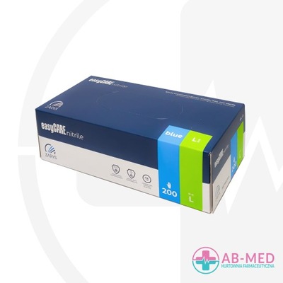 RĘKAWICE NITRYLOWE easyCARE L 200 szt
