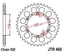 ENGRANAJE PARTE TRASERA JT 44-ZEBY KX 125 1980-2008  