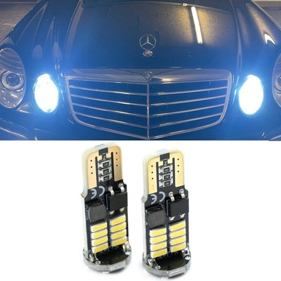 2 PIEZAS LUZ DIODO LUMINOSO LED W5EN - MERCEDES CLK W220 W211 W222 EN  