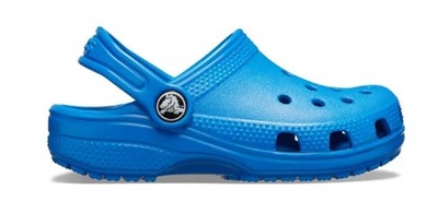 CROCS DZIECIĘCE KLAPKI NIEBIESKIE LOGO 24-25 2S2C