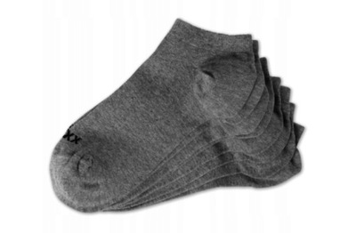 MEXX szare bawełniane skarpety stopki 35-38