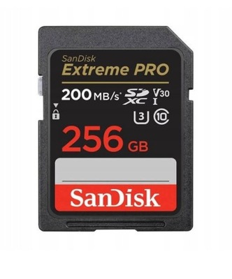 Karta pamięci SANDISK Extreme PRO 256GB