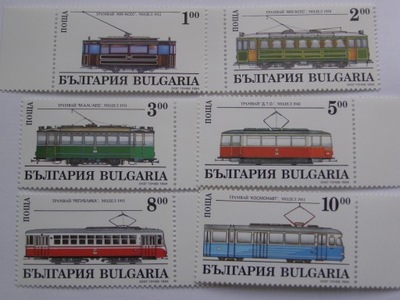 Bułgaria - tramwaje - Mi. 4144-49 **