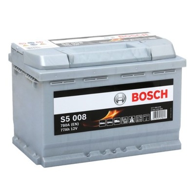 BATERÍA BOSCH S5 12V 77AH 780A CÓDIGO 0 092 S50 080 ALTO CALIDAD  