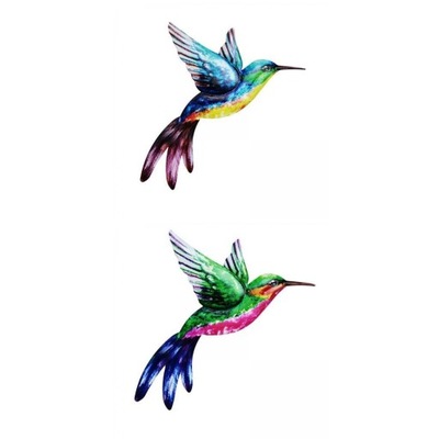 2 sztuki Hummingbird Wall Art