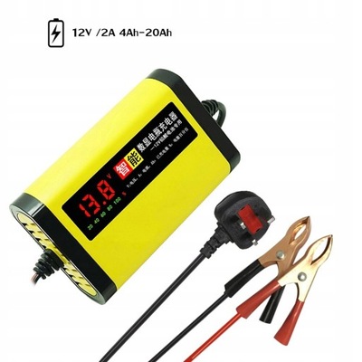 Car Motorcycle Battery Charger ABS 12V 2A Full