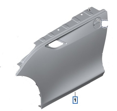 Крила передній bmw z4 e89 lci оригінал фото №1