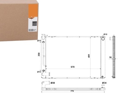 Nrf радиатор wody lexus rx 330 awd mhu3_. gsu3_. фото №1