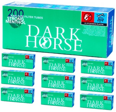 Gilzy DARK HORSE STRONG MENTHOL 200sztX10