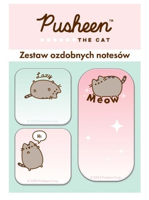 Karteczki samoprzylepne zestaw notesów Pusheen