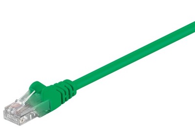 Kabel LAN Patchcord CAT 5E U/UTP zielony 0,5m