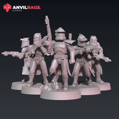 REPLICATOR SHOTGUN HEAVIES model pasuje do gry StarWars Legion