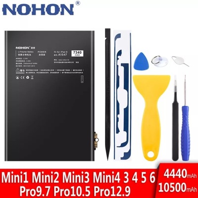 NOHON Battery For iPad Mini 4 3 2 1 5 6 iPad Pro