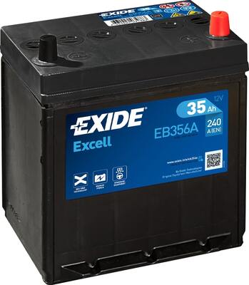 АКУМУЛЯТОР 35AH /+P/EXIDE-E/ EB356A B356A EB356A