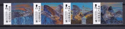 GIBRALTAR** WWF, nietoperze Mi 1832-35