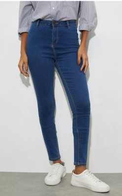 DOROTHY PERKINS SPODNIE JEANSOWE RURKI 38 PTF