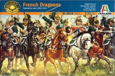 Italeri 6015 Figurki French Dragoons Napoleonic Wars 1:72 24H