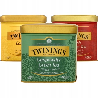 Twinings Mix angielskich herbat liście puszka 300g