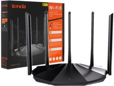 Tenda Router TX2 Pro WiFi6 AX1500 Dual Gigabit 5 Anten