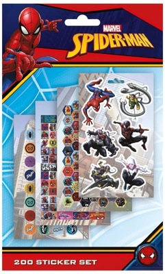 Spiderman Spidey - naklejki 200 sztuk