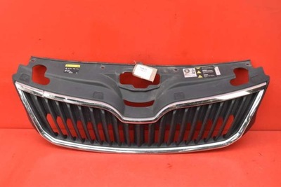 Решётка радиатора решётка радиатора хром 5ja853668 skoda rapid 12-17 фото №1