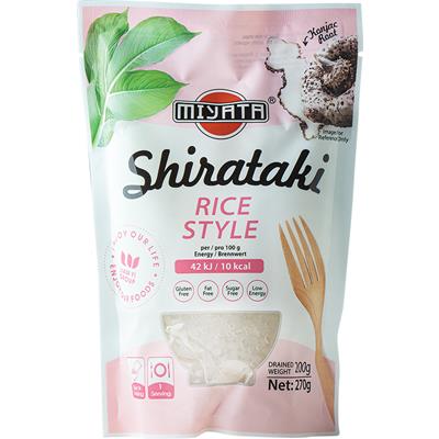 Makaron Keto 10 kalorii Shirataki Rice Style 270g - Miyata