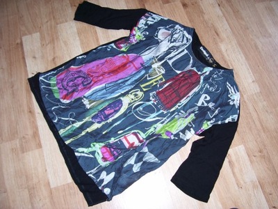 DESIGUAL EKSTRA BLUZKA -roz. XS -super