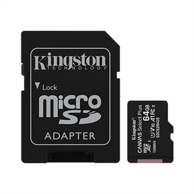 KARTA PAMIĘCI KINGSTON 64GB MICROSDXC SD ADAPTER