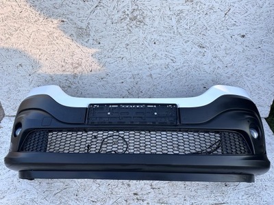 Trafic iii lift бампер перед білий pdc фото №1