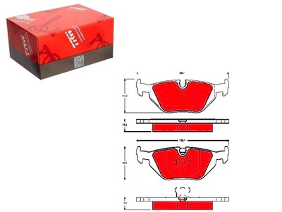 КОМПЛЕКТ - КОМПЛЕКТ КОЛОДОК ШАЛЬМІВНИХ TRW 342111603