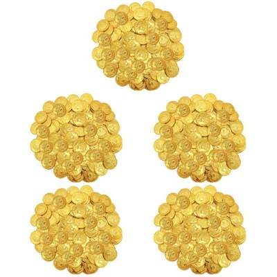 5x Czekoladowe złote monety Złota moneta
