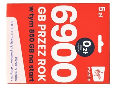 Starter VIRGIN 5 zł