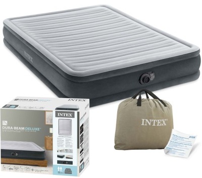 INTEX 67770ND DMUCHANY MATERAC POMPKA 152x203x33cm