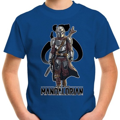 T-SHIRT KOSZULKA DLA DZIECKA THE MANDALORIAN 128 SUPER JAKOŚĆ