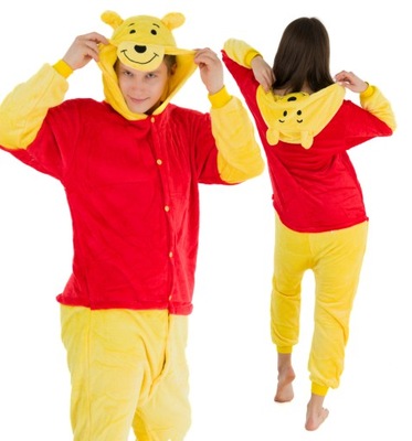 PIŻAMA KUBUŚ PUCHATEK ONESIE DRES KOMBINEZON rozm. [XL] 175-182 cm