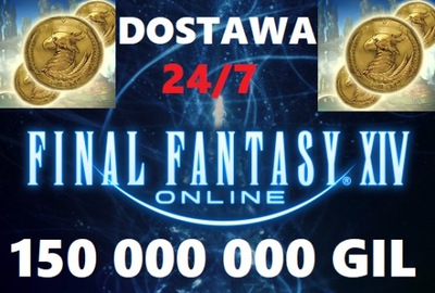 FINAL FANTASY XIV 150.000.000 GIL 105MLN FF14 FF