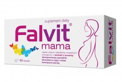 Falvit Mama 60 tabl. Witaminy Dla Kobiet W Ciąży