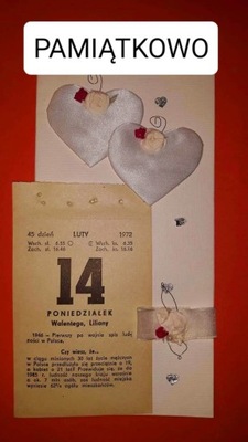 Kartka z kalendarza 1972
