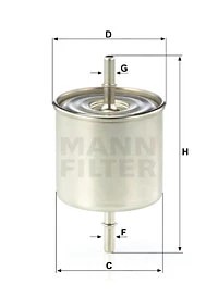 WK8046 FILTRO COMBUSTIBLES  