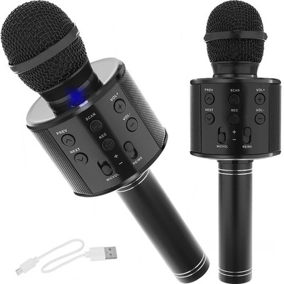 Izoxis 22189 Mikrofon karaoke - czarny