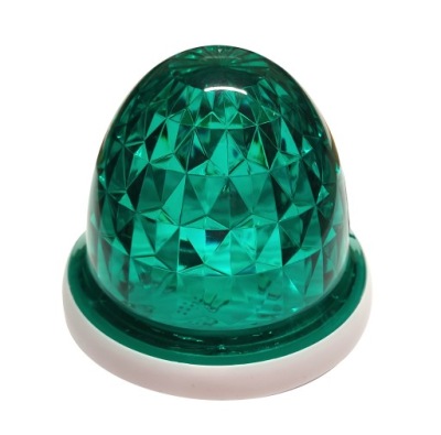 Лампа led зелений сигнальна попереджувальна фото №1