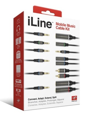 IK Multimedia iLine Mobile Music Cable KIT - Zestaw 6 kabli