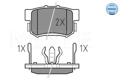 PADS BRAKE MEYLE 025 242 3114/W  