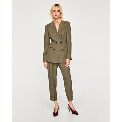 ZARA MARYNARKA KHAKI XS